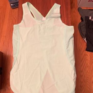 Ivivva teal cross back tank top